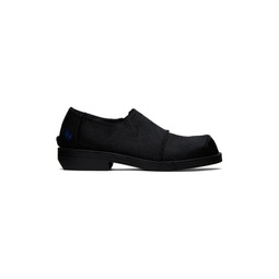 Black Square Loafers 232039M231006