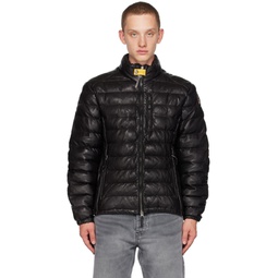 Black Ernie Leather Jacket 232048M181001
