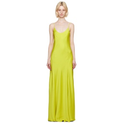 Green Delilah Maxi Dress 232055F055000