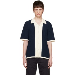 Blue   White Avery Shirt 232055M192015