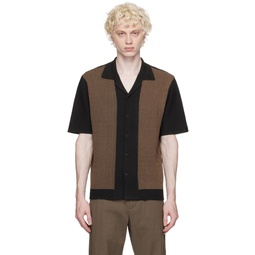 Black   Brown Avery Shirt 232055M192026