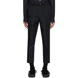 Black Belted Trousers 232057M191004