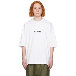 White Homme T Shirt 232057M213008