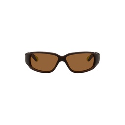 Brown Best Friend Sunglasses 232067M134005