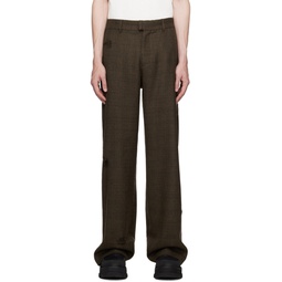 Brown Live Young Trousers 232068M191004