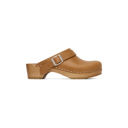 SSENSE Exclusive Tan Swedish Hasbeens Edition Clogs 232072F121002