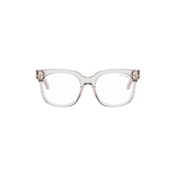 Pink Square Glasses 232076F004019