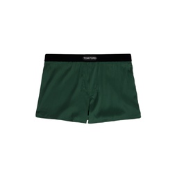 Green Patch Boxers 232076M216002