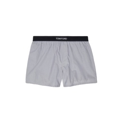 Gray Vented Boxers 232076M216009