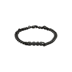 Gunmetal Chain Bracelet 232085M142002