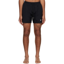 Black Quick Drying Swim Shorts 232085M208009