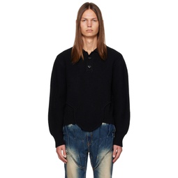SSENSE Exclusive Black Corset Sweater 232092M206001