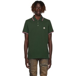 Green Patch Polo 232111M212001