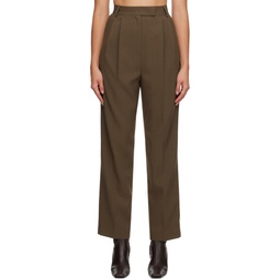 Brown Bea Trousers 232115F087014