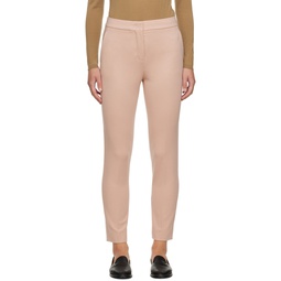 Pink Cropped Trousers 232118F087031