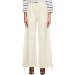 Off White Relaxed Trousers 232129F087023