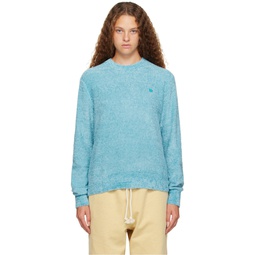 Blue Patch Sweater 232129F096002
