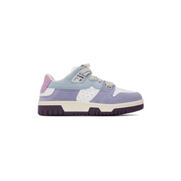 Blue   Purple Preppy Low Sneakers 232129F128003