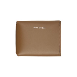 Brown Folded Wallet 232129M164003