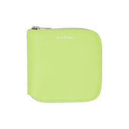 Green Zip Wallet 232129M164008