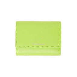 Green Folded Wallet 232129M164012