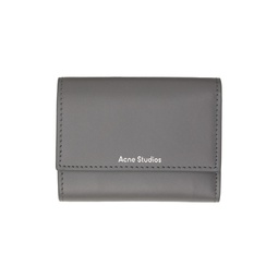 Gray Folded Wallet 232129M164014