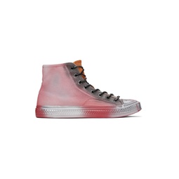 Multicolor Sprayed Sneakers 232129M236001