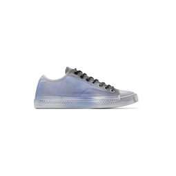 Blue Sprayed Sneakers 232129M237013