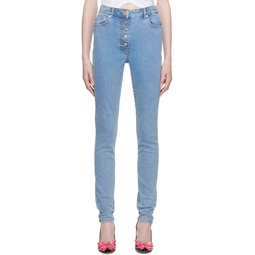 Blue Faded Jeans 232132F087000