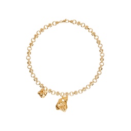 Gold The Fragments Of The Road Necklace 232137M145007