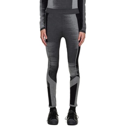 Black   Gray Engineered Sweatpants 232138M190007