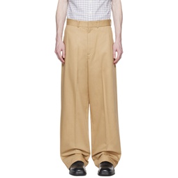 Beige Patrice Trousers 232140M191002