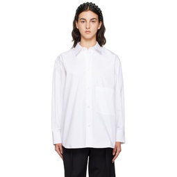 White Classic Shirt 232144F109016