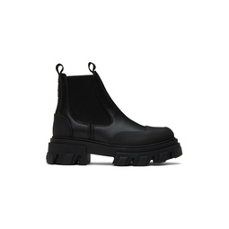 Black Low Chelsea Boots 232144F113006