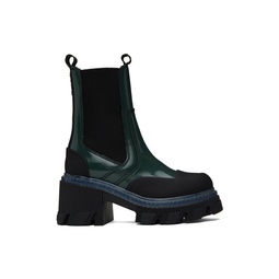 Green Cleated Boots 232144F114002
