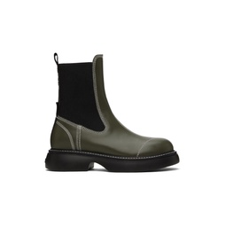 Green Everyday Mid Chelsea Boots 232144F114020