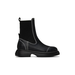 Black Everyday Mid Chelsea Boots 232144F114021