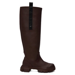 Burgundy Country Boots 232144F115002