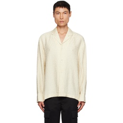 Off White Patchwork Shirt 232144M192004
