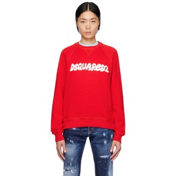 Red Cool Fit Sweatshirt 232148M202017