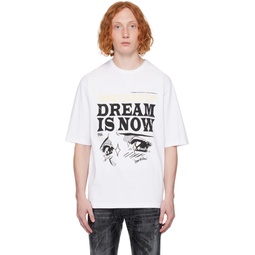 White Dream Is Now T Shirt 232148M213011