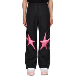 Black Padded Trousers 232152M191001