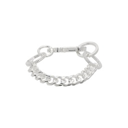 Silver Curb Chain Bracelet 232153M142003
