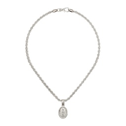Silver Mary Necklace 232153M145000