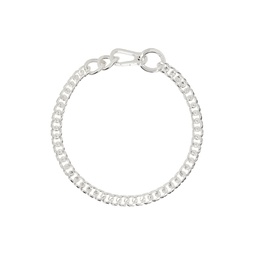 Silver Luc Curb Chain Necklace 232153M145030