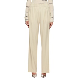 Off White Pull On Trousers 232154F087012