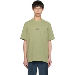 Khaki Bonded T Shirt 232154M213000