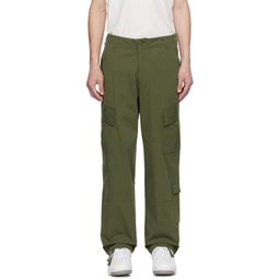 Green Tactical Cargo Pants 232155M188000