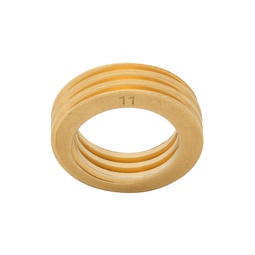 Gold Bolt Thin Ring 232168F024011