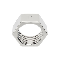 Silver Nut Wide Ring 232168F024012